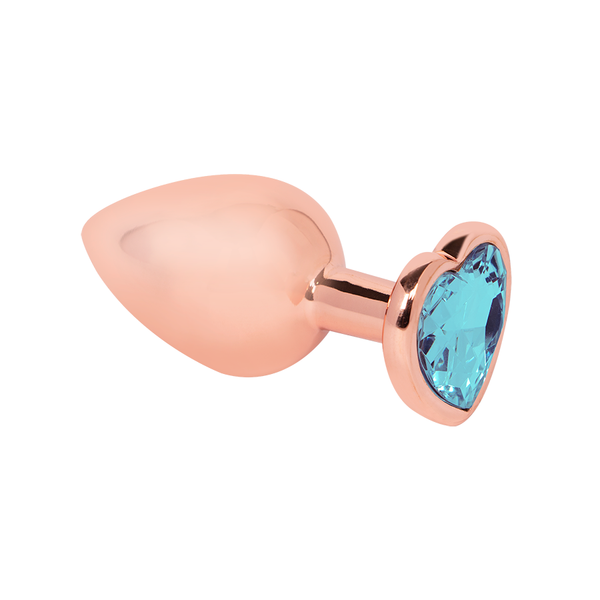 Plug Anal Love Gema Azul Clara Talla S - Sen Fantasy