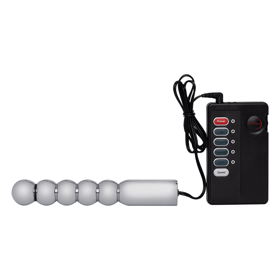 Plug Anal Metal Bolas Estimulación Eléctrica Buzz It! - Sen Fantasy