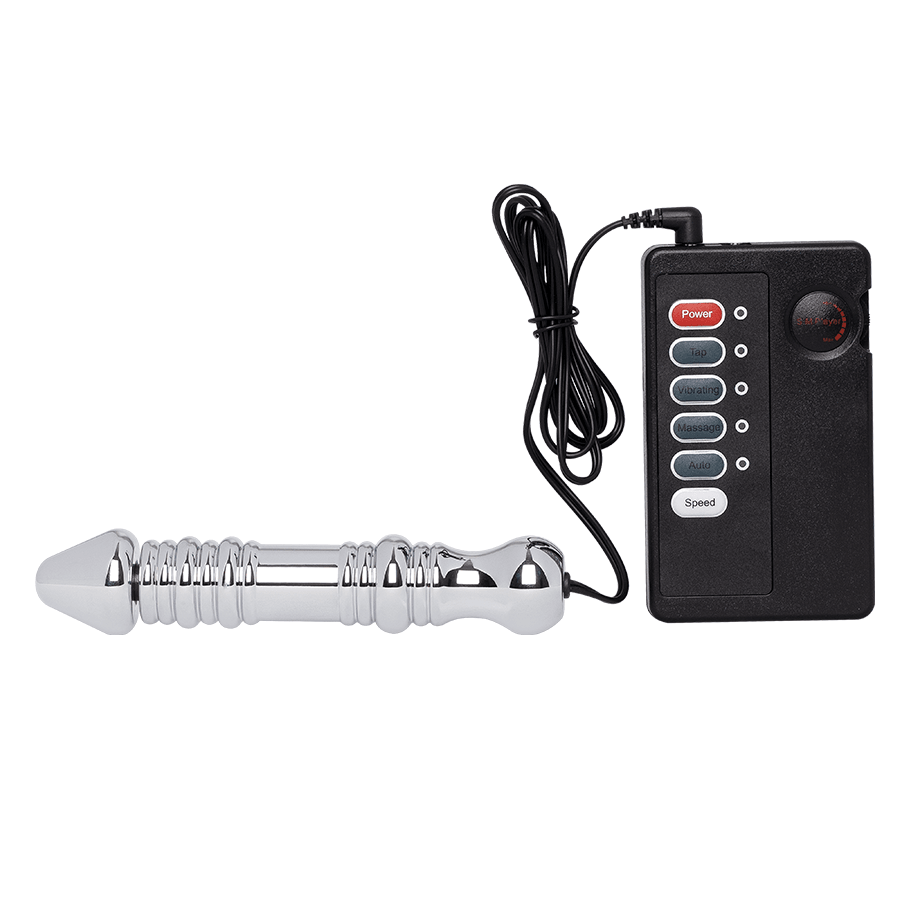 Plug Anal Metal Dildo Estimulación Eléctrica Buzz It! - Sen Fantasy