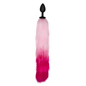Plug Anal Pink And White Fox - Sen Fantasy