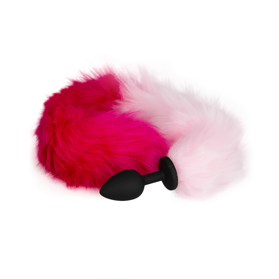 Plug Anal Pink And White Fox - Sen Fantasy