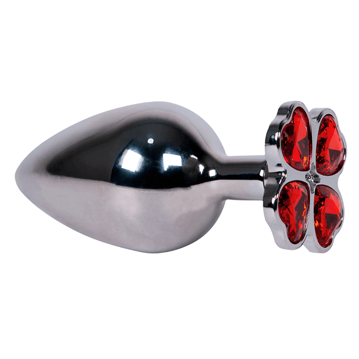 Plug Anal Trébol Gema Roja Talla L - Sen Fantasy