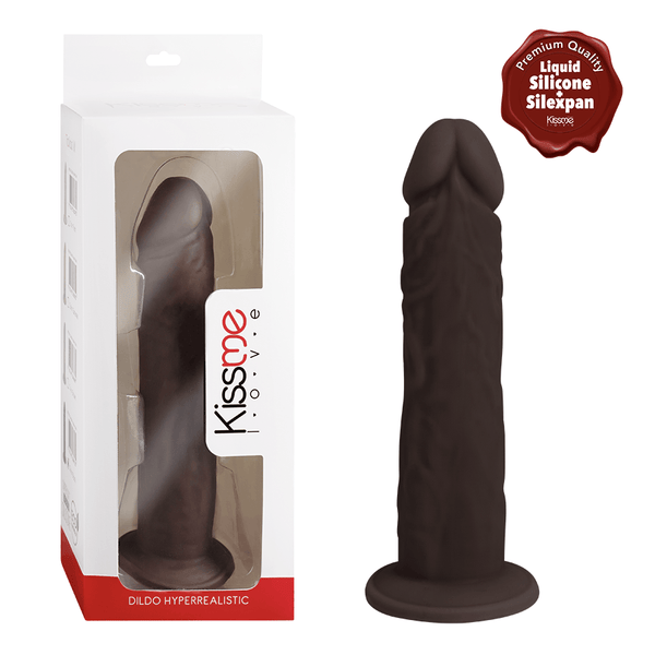 Premiun Silicone Dildo Hyperrealistic Talla L Brown - Sen Fantasy