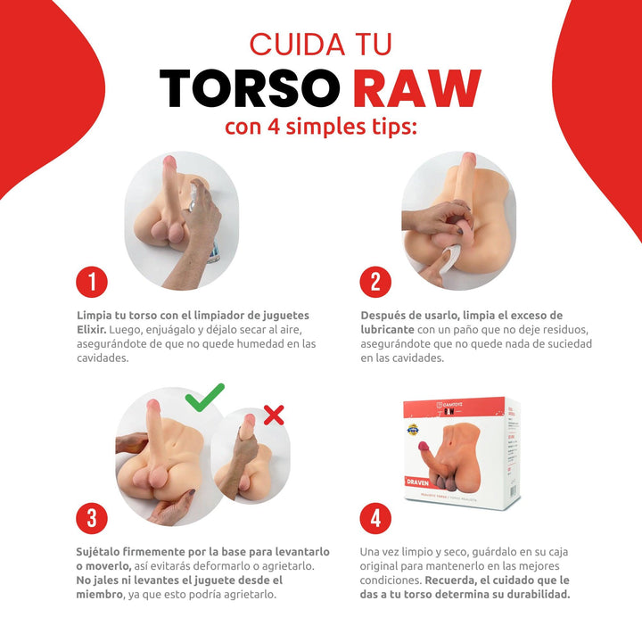 Raw Torso Masculino Broco - Sen Fantasy