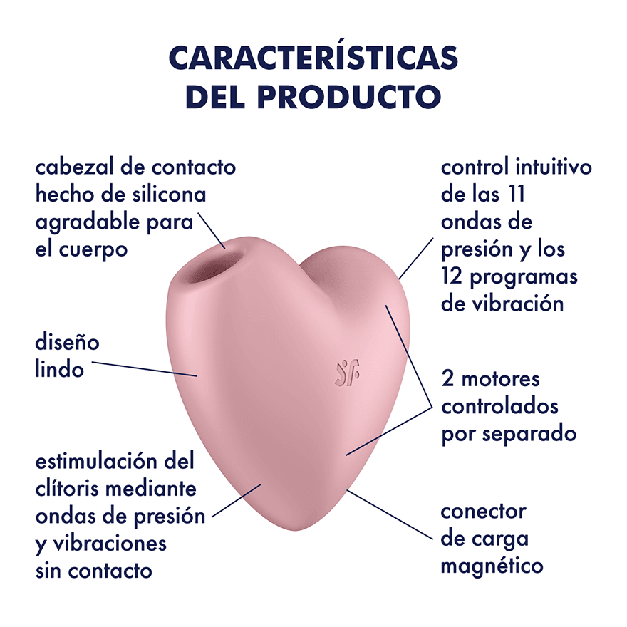 Satisfyer Cutie Heart Estimulador De Clitoris - Sen Fantasy