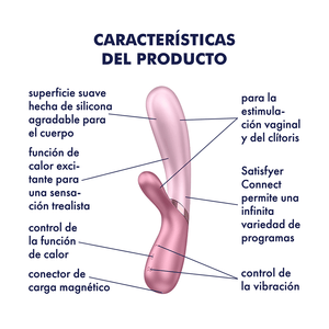 Satisfyer Hot Lover Vibrador Doble Estimulacion Termico Interactivo - Sen Fantasy