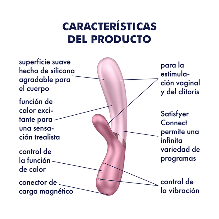 Satisfyer Hot Lover Vibrador Doble Estimulacion Termico Interactivo - Sen Fantasy