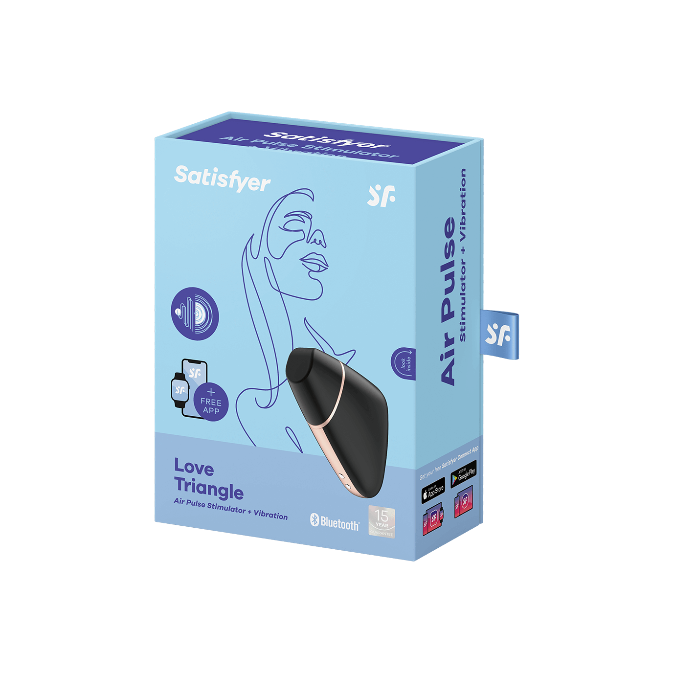 Satisfyer Love Triangle Vibrador Y Estimulador De Clitoris Interactivo - Sen Fantasy