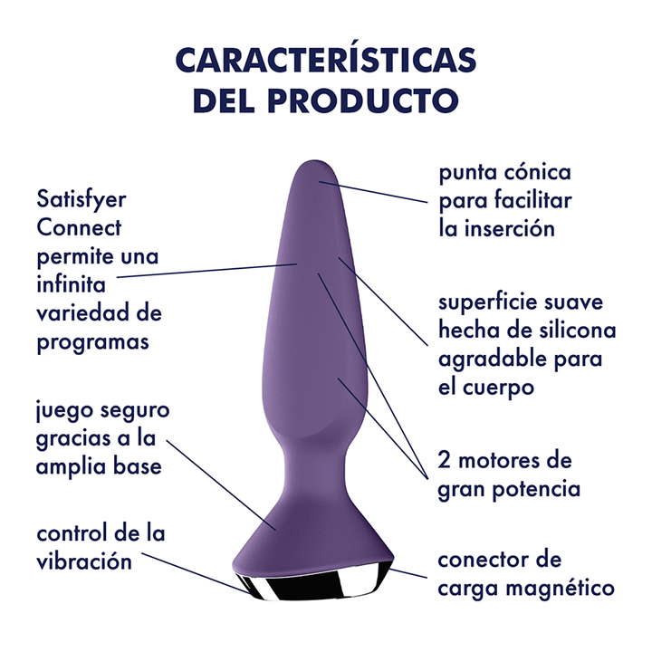 Satisfyer Plug Ilicius 1 Vibrador Anal Interactivo - Sen Fantasy