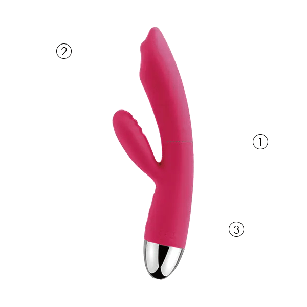 Svakom Vibrador Doble Estimulacion Trysta - Sen Fantasy