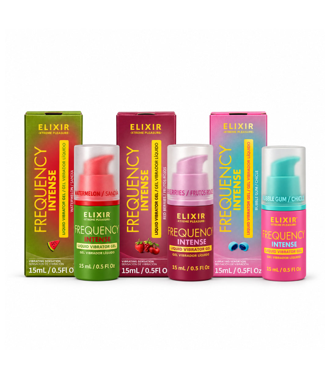 Kit Lubricantes Frequency Saborizado Elixir
