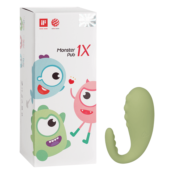 Vibrador a control remoto con APP Original Monster Pub 1x Excited Master Gokilla Green - Sen Fantasy