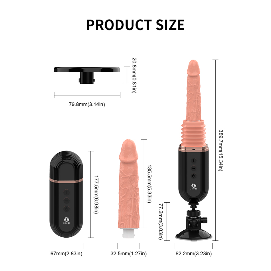 Vibrador Control Remoto Gatling - Sen Fantasy