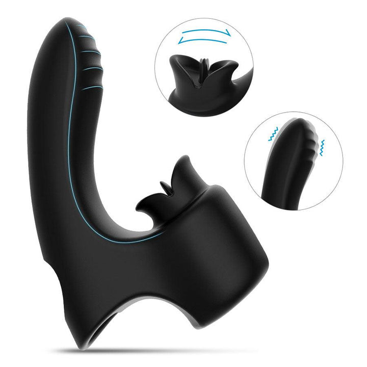 Vibrador Devil's Kiss Black - Sen Fantasy