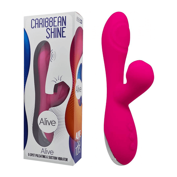 Vibrador Doble Estimulación Caribbean Shine Fucsia - Sen Fantasy