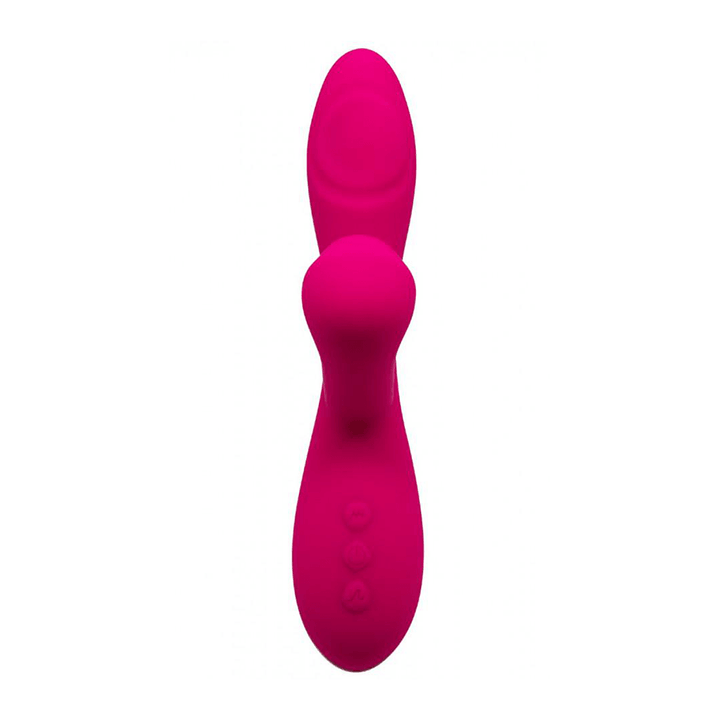 Vibrador Doble Estimulación Caribbean Shine Fucsia - Sen Fantasy