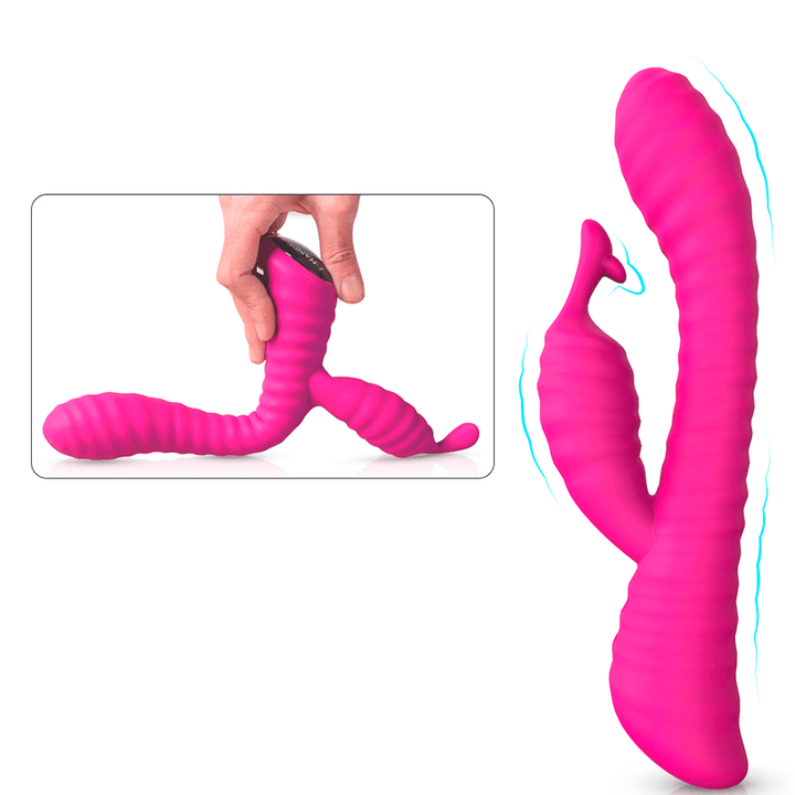 Vibrador Doble Estimulación Moonlight Pink - Sen Fantasy