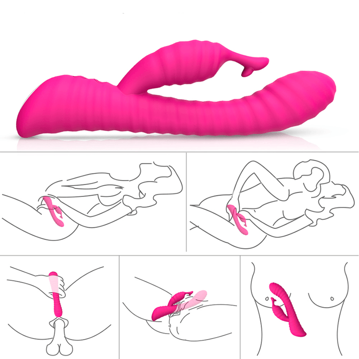Vibrador Doble Estimulación Moonlight Pink - Sen Fantasy