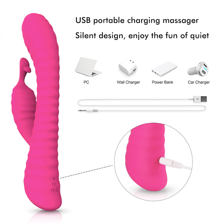 Vibrador Doble Estimulación Moonlight Pink - Sen Fantasy
