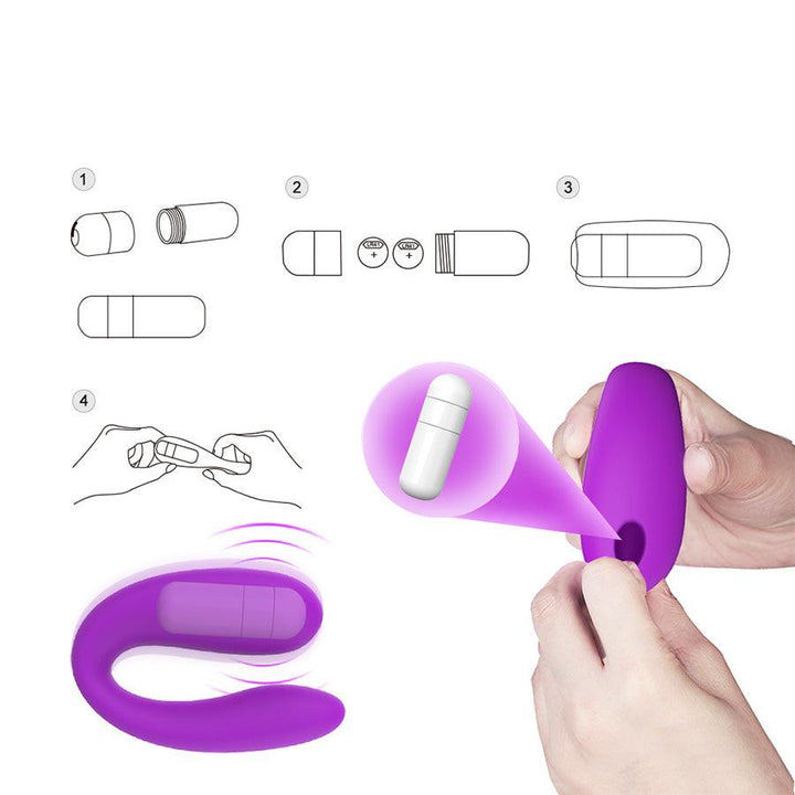 Vibrador Doble Estimulación Vebe Purple - Sen Fantasy