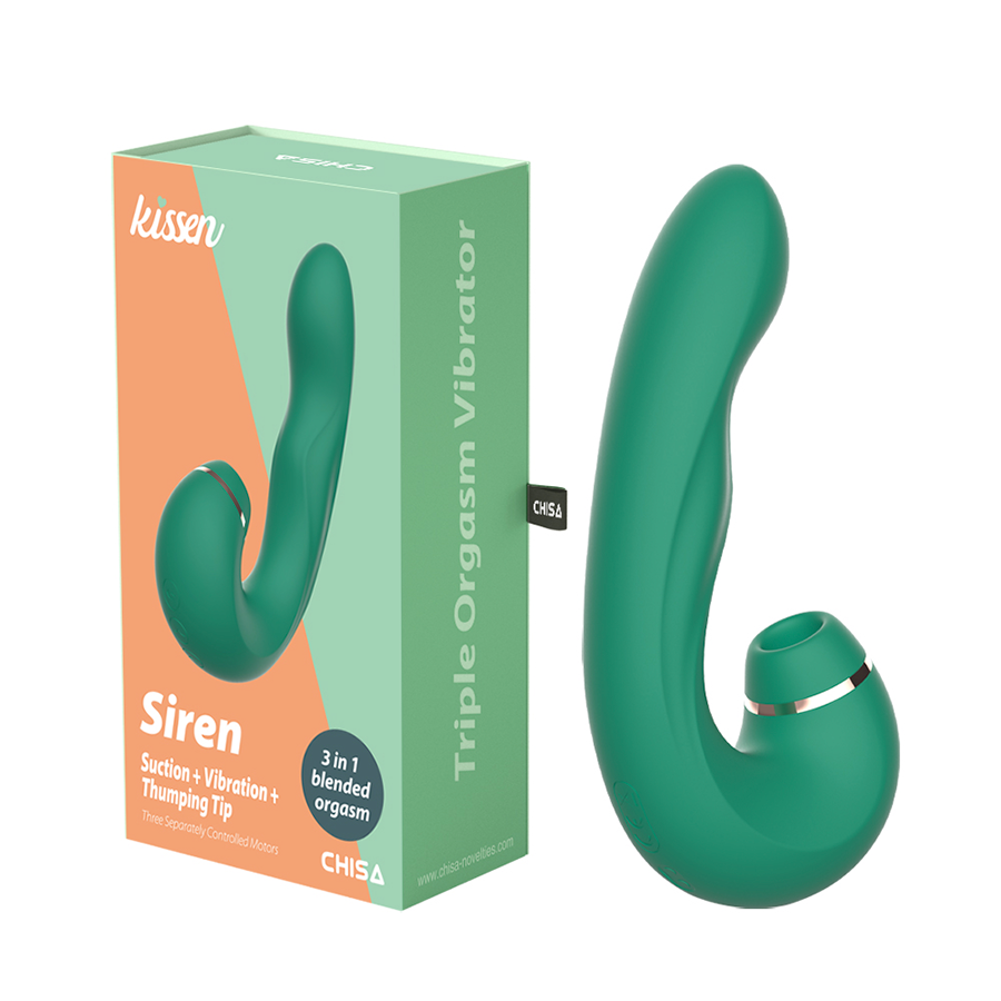 Vibrador Doble Estimulador Siren Green - Sen Fantasy