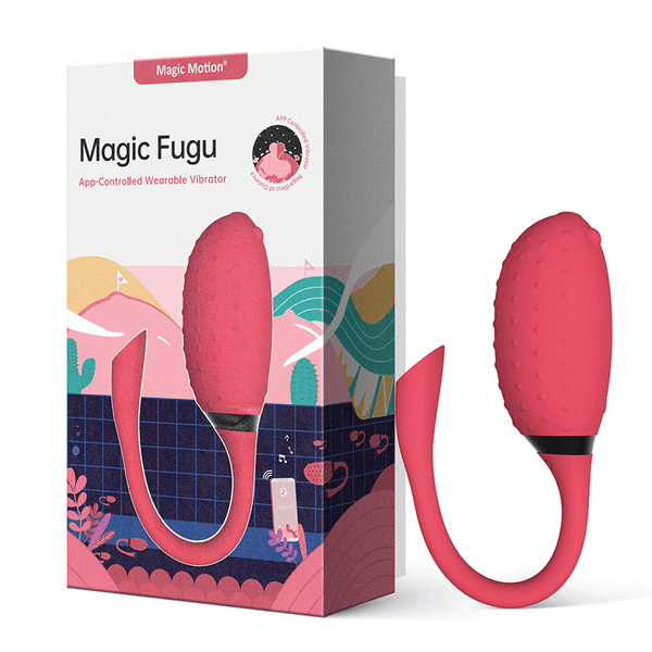 Vibrador Magic Fugu Red Controlado por APP Global - Sen Fantasy