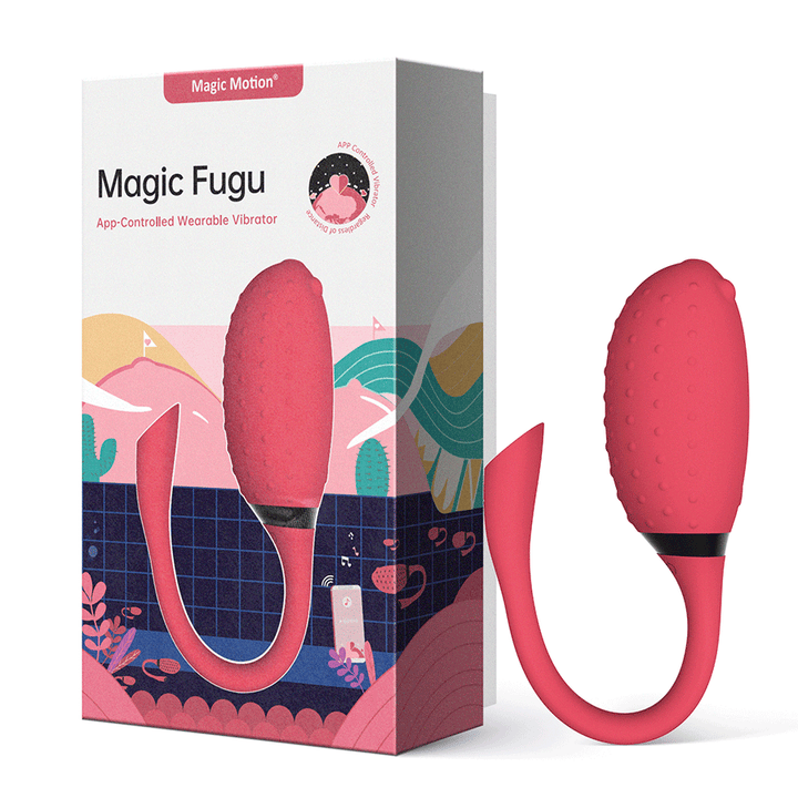 Vibrador Magic Fugu Red Controlado por APP Global - Sen Fantasy