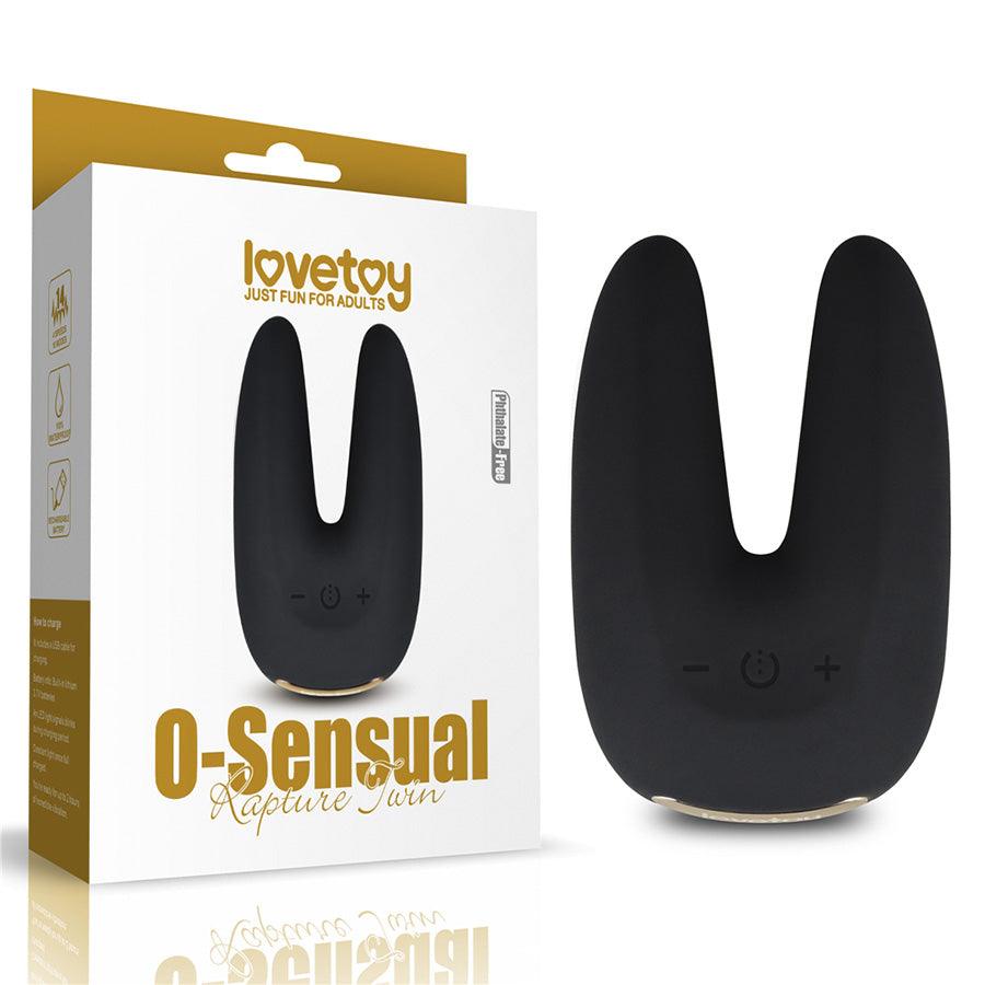 Vibrador O-Sensual Rapture Twin Black - Sen Fantasy