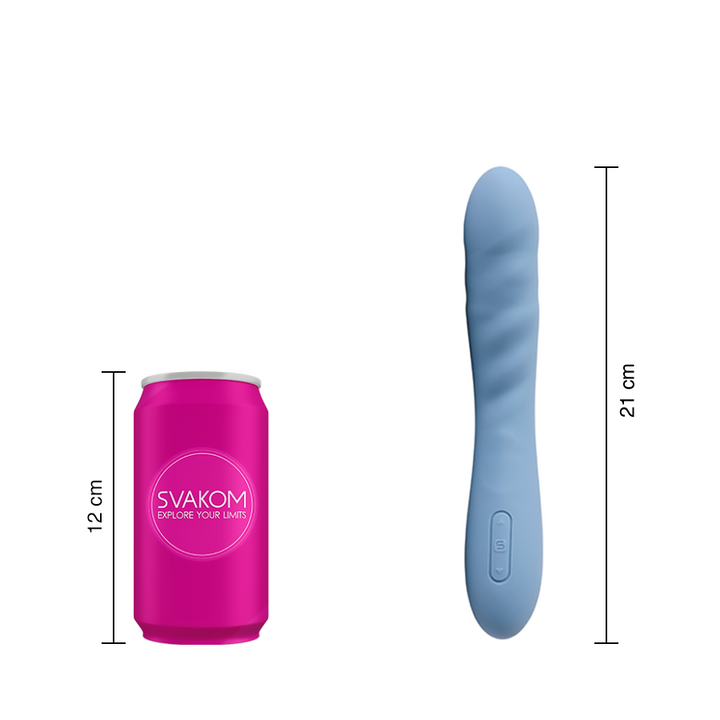 Vibrador para Punto G Ava NEO Azul Controlado por APP Global By Svakom - Sen Fantasy