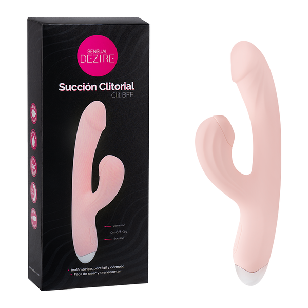 Vibrador Succión Clitorial Clit BFF - Sen Fantasy
