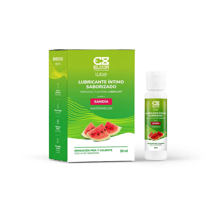 Elixir Lubricante Caliente-Frío Saborizado Sandía x 30 ml - Senxual Fantasy