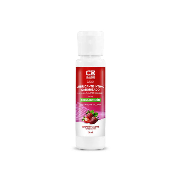 Elixir Lubricante Caliente Saborizado Fresa Bombón - Senxual Fantasy