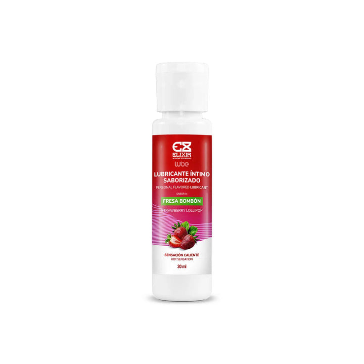 Elixir Lubricante Caliente Saborizado Fresa Bombón - Senxual Fantasy