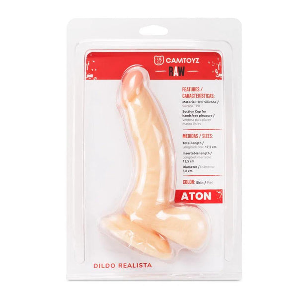 Camtoyz Dildo Curvo Realista Aton - Sen Fantasy