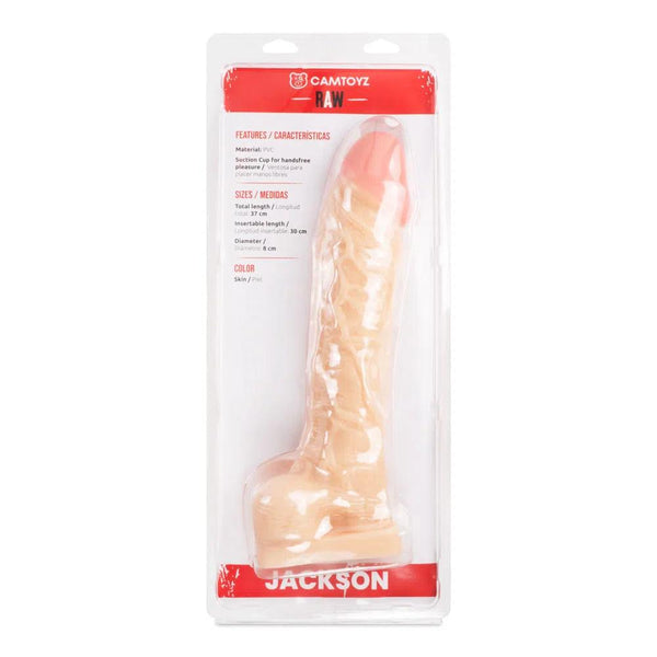 Camtoyz Dildo Realista Jackson 37 Cm - Sen Fantasy