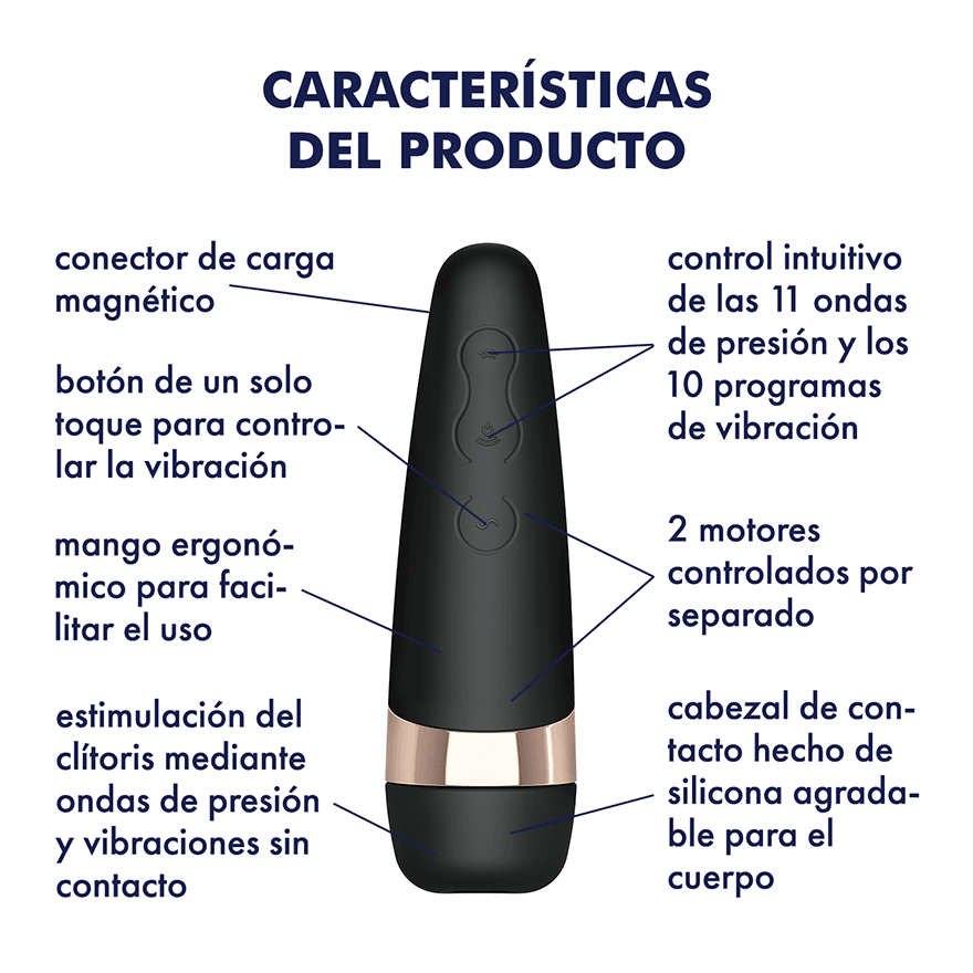 Satisfyer Pro 3 + Vibrador Y Estimulador De Clitoris - Sen Fantasy