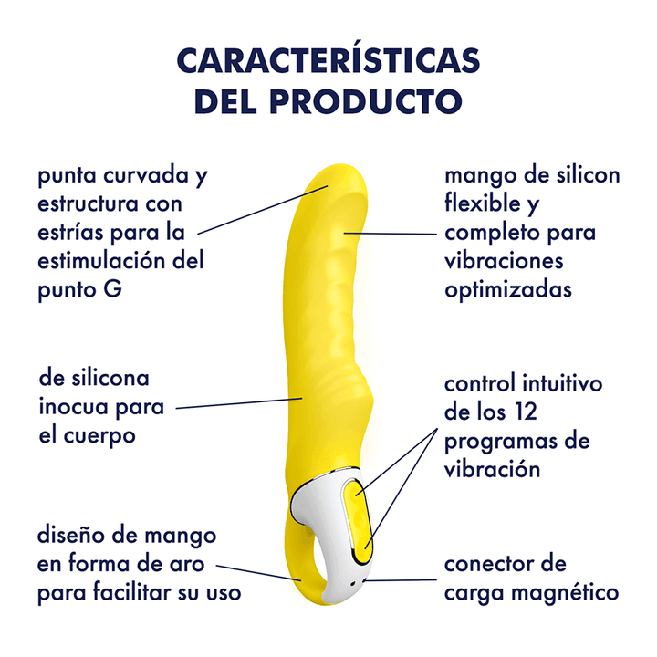 Satisfyer Vibes Yummy Sunshine Vibrador De Punto G - Sen Fantasy