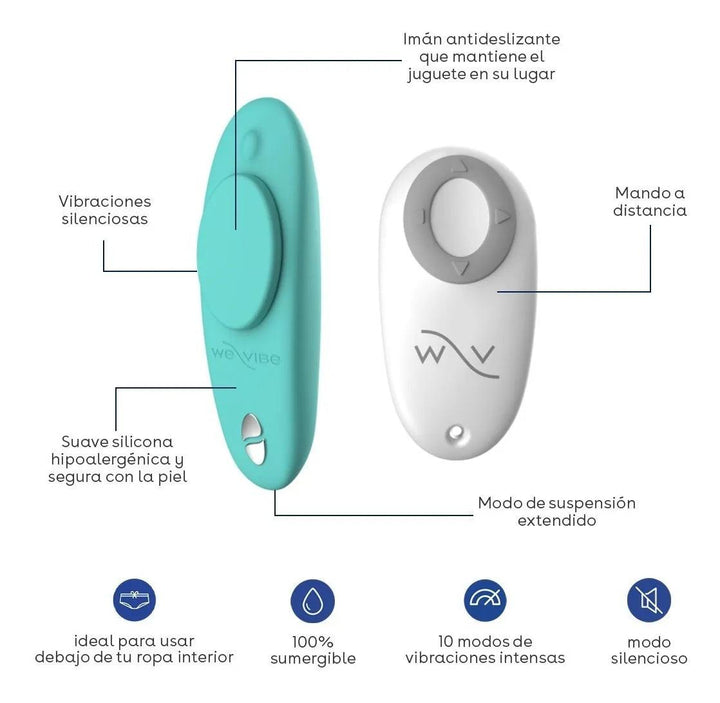 We-Vibe Vibrador De Panty Interactivo Moxie - Sen Fantasy